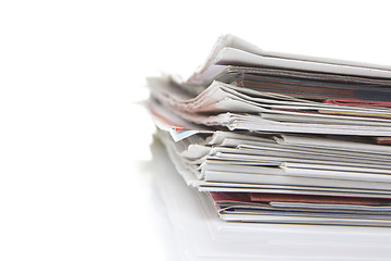 Image showing newspapers