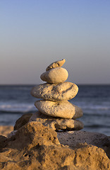 Image showing stones on ocean