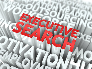 Image showing Executive Search. Wordcloud Concept.