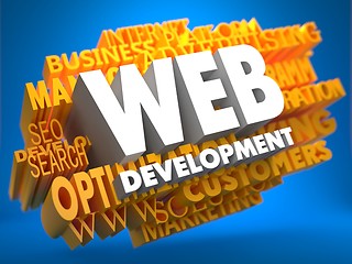 Image showing Web Development. Wordcloud Concept.
