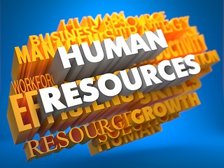 Image showing Human Resources. Wordcloud Concept.