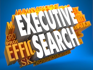 Image showing Executive Search. Wordcloud Concept.