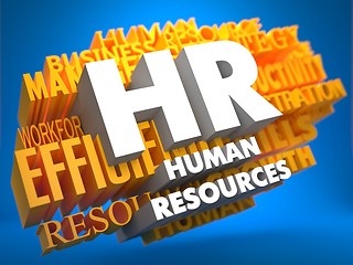 Image showing Human Resources. Wordcloud Concept.