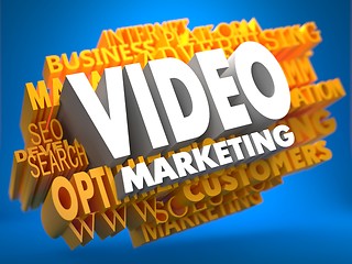 Image showing Video Marketing. Wordcloud Concept.