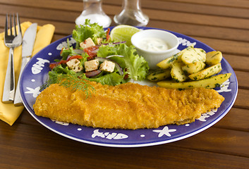 Image showing Crumbed Fish