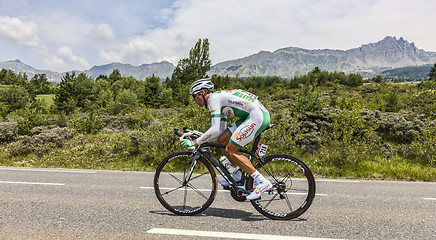 Image showing The Cyclist Julien Simon