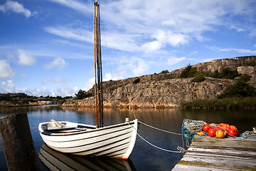 Image showing boat at jetty