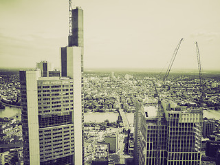 Image showing Vintage sepia Frankfurt am Main