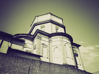 Image showing Vintage sepia Cappuccini, Turin