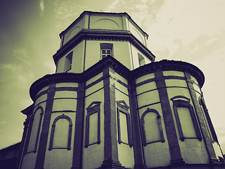 Image showing Vintage sepia Monte dei Cappuccini, Turin