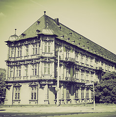 Image showing Vintage sepia Romish Germanisches Zentralmuseum Mainz