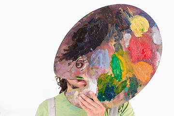 Image showing Painter portrait