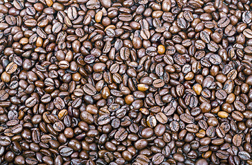 Image showing brown coffee,  texture