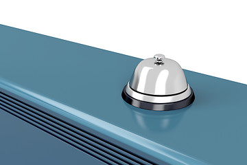 Image showing Silver service bell