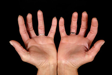 Image showing Open hands