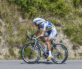 Image showing The Cyclist Johnny Hoogerland