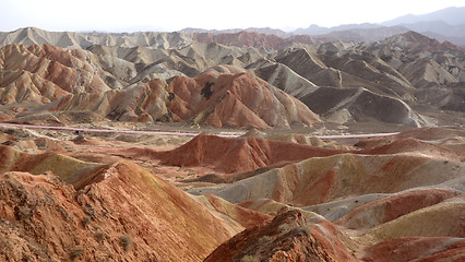 Image showing Landscape of Danxia landform