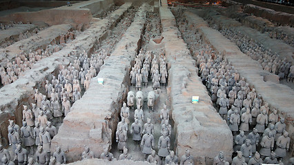 Image showing Terracotta Warriors in Xian, China 