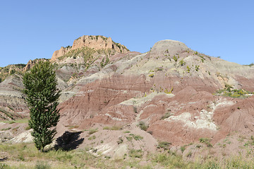 Image showing Landscape of Yardang landform
