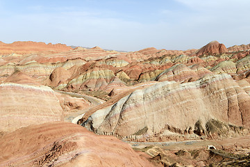 Image showing Landscape of Danxia landform