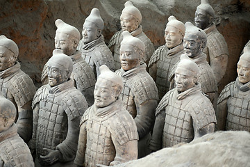 Image showing Terracotta Warriors in Xian, China 