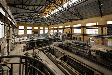 Image showing Electricity distribution hall in metal industry