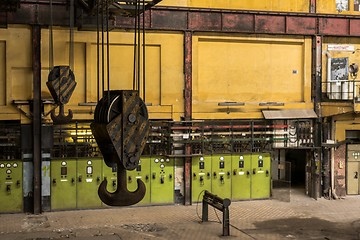 Image showing Electricity distribution hall in metal industry