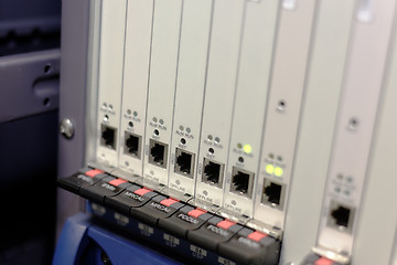 Image showing Connection unit on a server