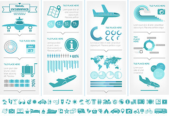 Image showing Travel Infographic Template.