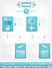 Image showing Travel Infographic Template.