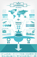 Image showing Travel Infographic Template.