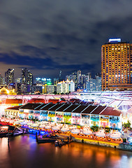 Image showing Singapore night