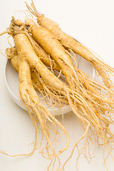 Image showing Ginseng with white background