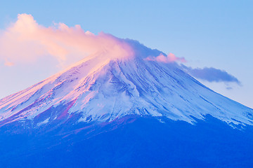 Image showing Mt. Fuji during sunrise