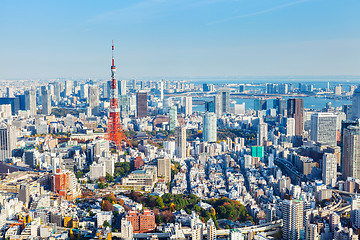 Image showing Tokyo city skyline