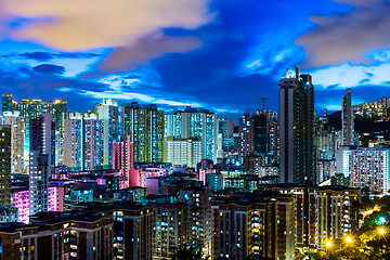 Image showing Urban city in Hong Kong
