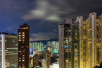 Image showing Downtown district in Hong Kong