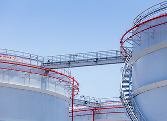 Image showing Oil storage tank