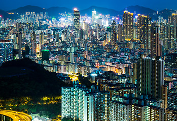 Image showing Hong Kong cityscape 