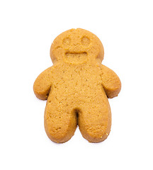 Image showing Single gingerbread cookies