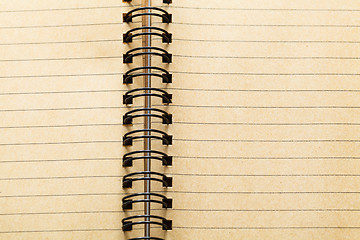 Image showing Spiral notebook