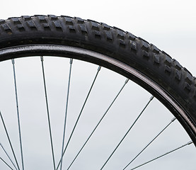 Image showing Bike wheel