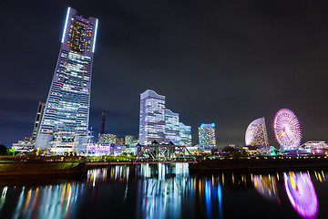 Image showing night of Yokohama