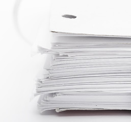 Image showing Pile of paper