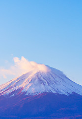 Image showing Mt. Fuji at morning