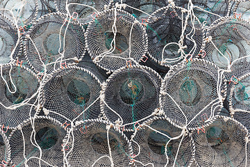 Image showing Traps for capture fisheries and seafood