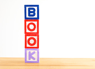 Image showing Toy Blocks form BOOK