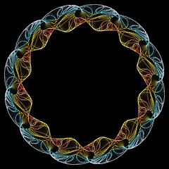 Image showing swirly frame