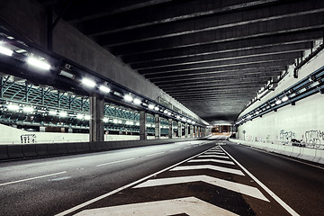 Image showing Empty tunnel