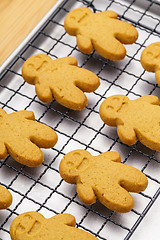 Image showing Homemade gingerbread cookies